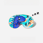 Kids Mulberry Silk Blackout Sleep Mask for Tired Eyes with Soft Ear Loops