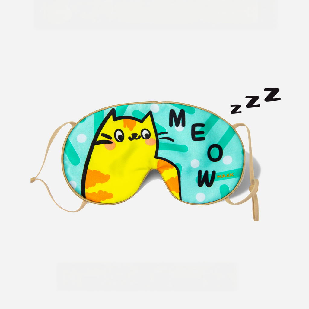 Kids Mulberry Silk Blackout Sleep Mask with Soft Ear Loops