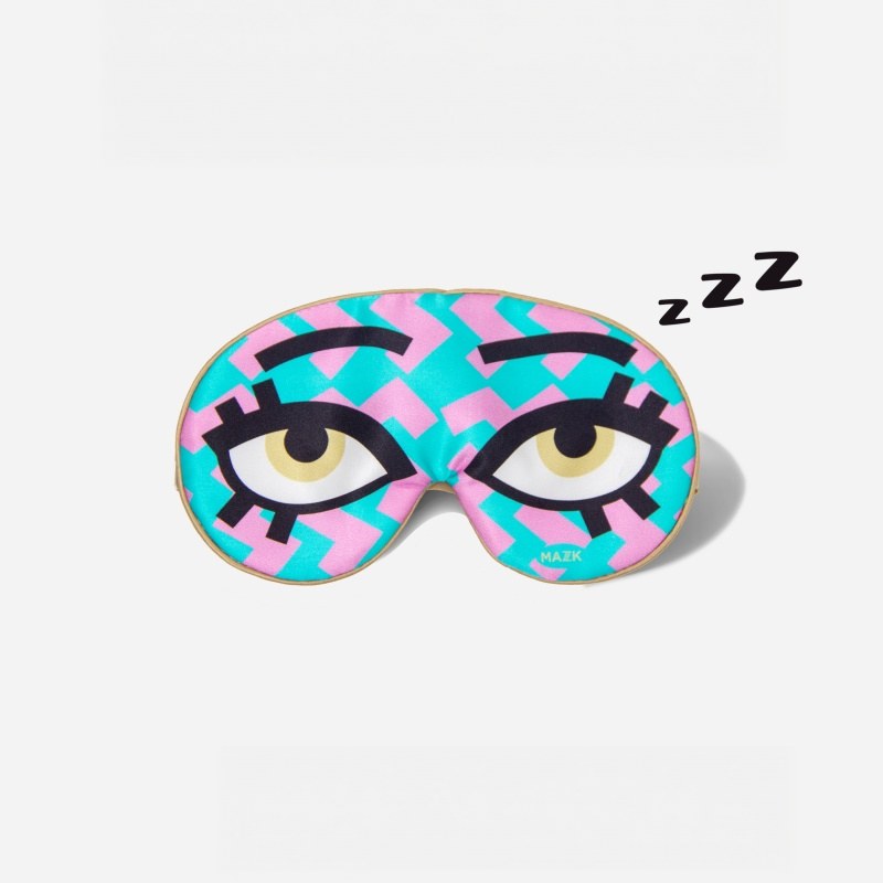Shy Big Eyes Mulberry Silk Sleep Mask