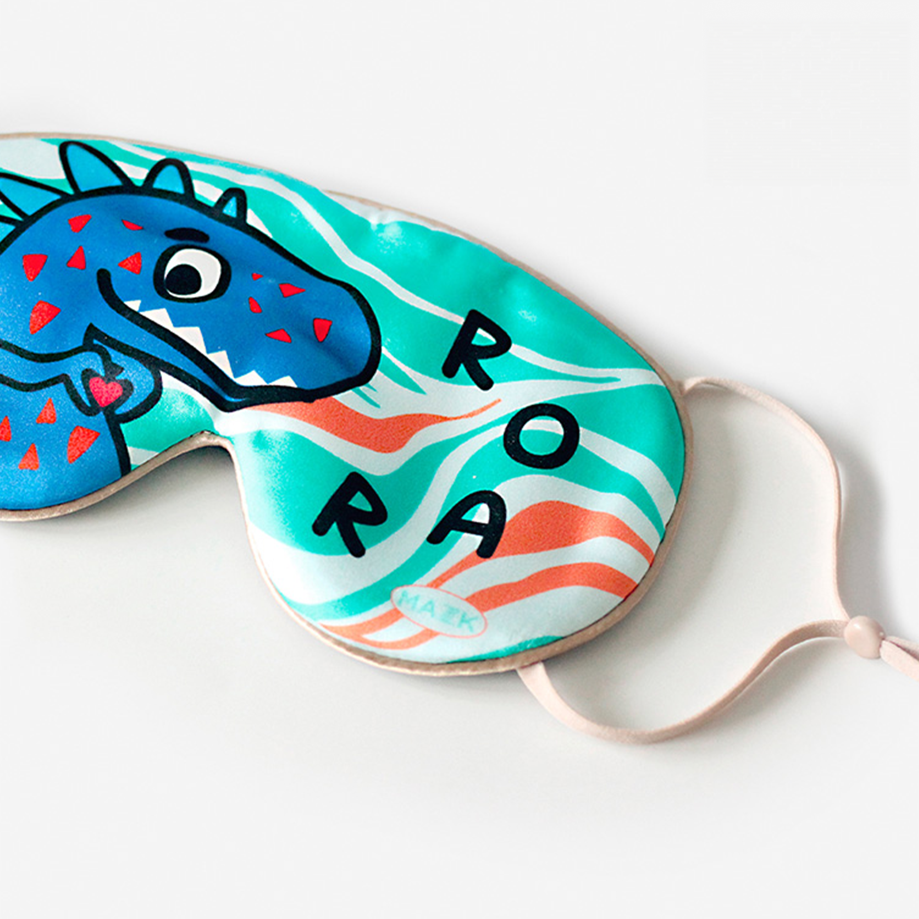 Kids Mulberry Silk Blackout Sleep Mask for Tired Eyes with Soft Ear Loops
