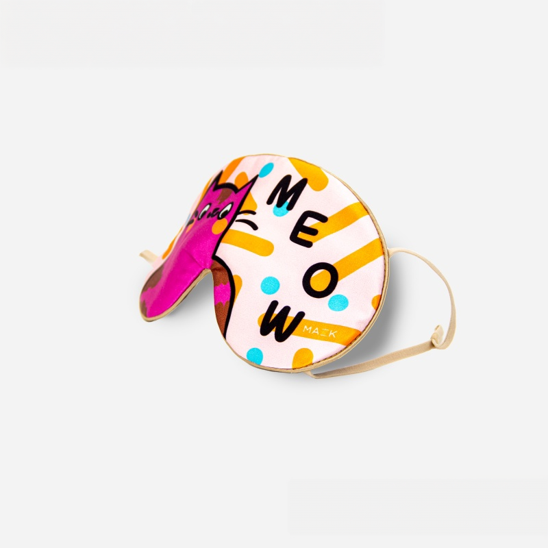 Kids Mulberry Silk Blackout Sleep Mask with Ear-Friendly Straps