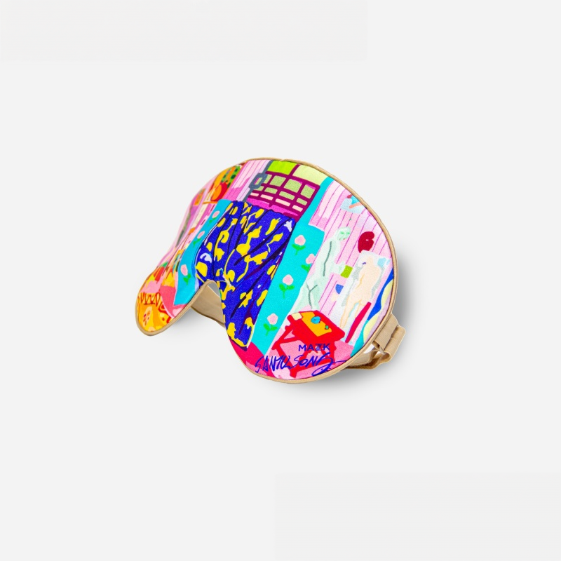 Red House Art Silk Sleep Mask