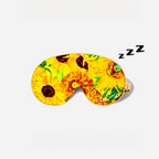 Golden Sunflower Silk Sleep Mask