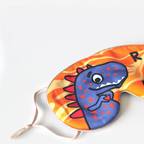 Soft Silk Eye Mask for Kids with Comfortable Ear Straps