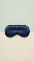 Midnight Blue mulberry silk eye mask
