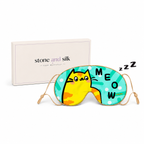 Kids Mulberry Silk Blackout Sleep Mask with Soft Ear Loops