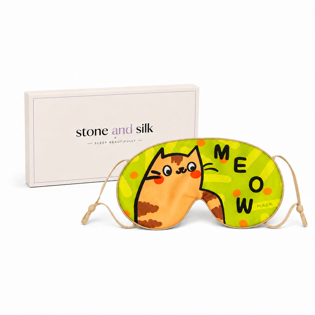 Kids Mulberry Silk Sleep Mask with Soft Ear Loops