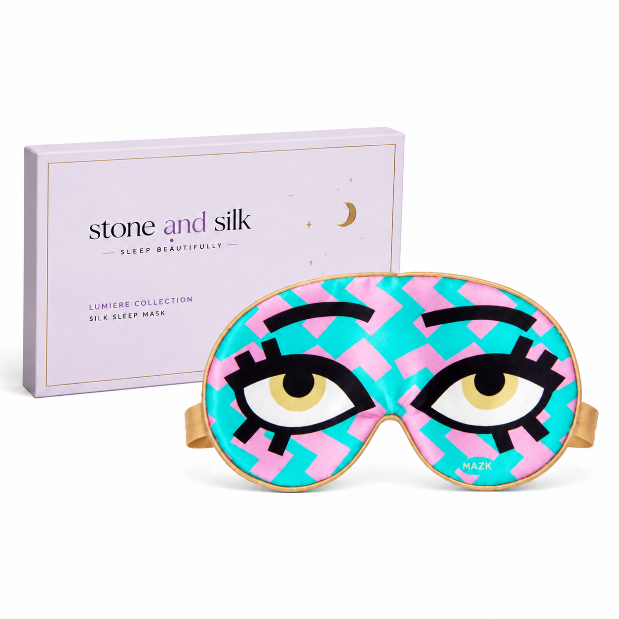 Shy Big Eyes Mulberry Silk Sleep Mask