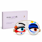 Mystery Eyes Mulberry Silk Sleep Mask