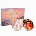 Frida-Inspired Mulberry Silk Sleep Mask