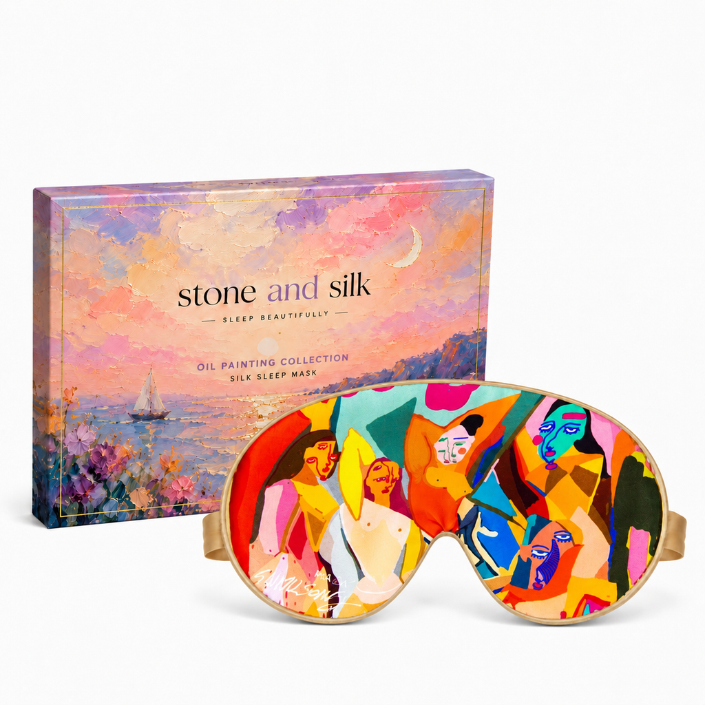 Picasso Inspired Silk Sleep Mask