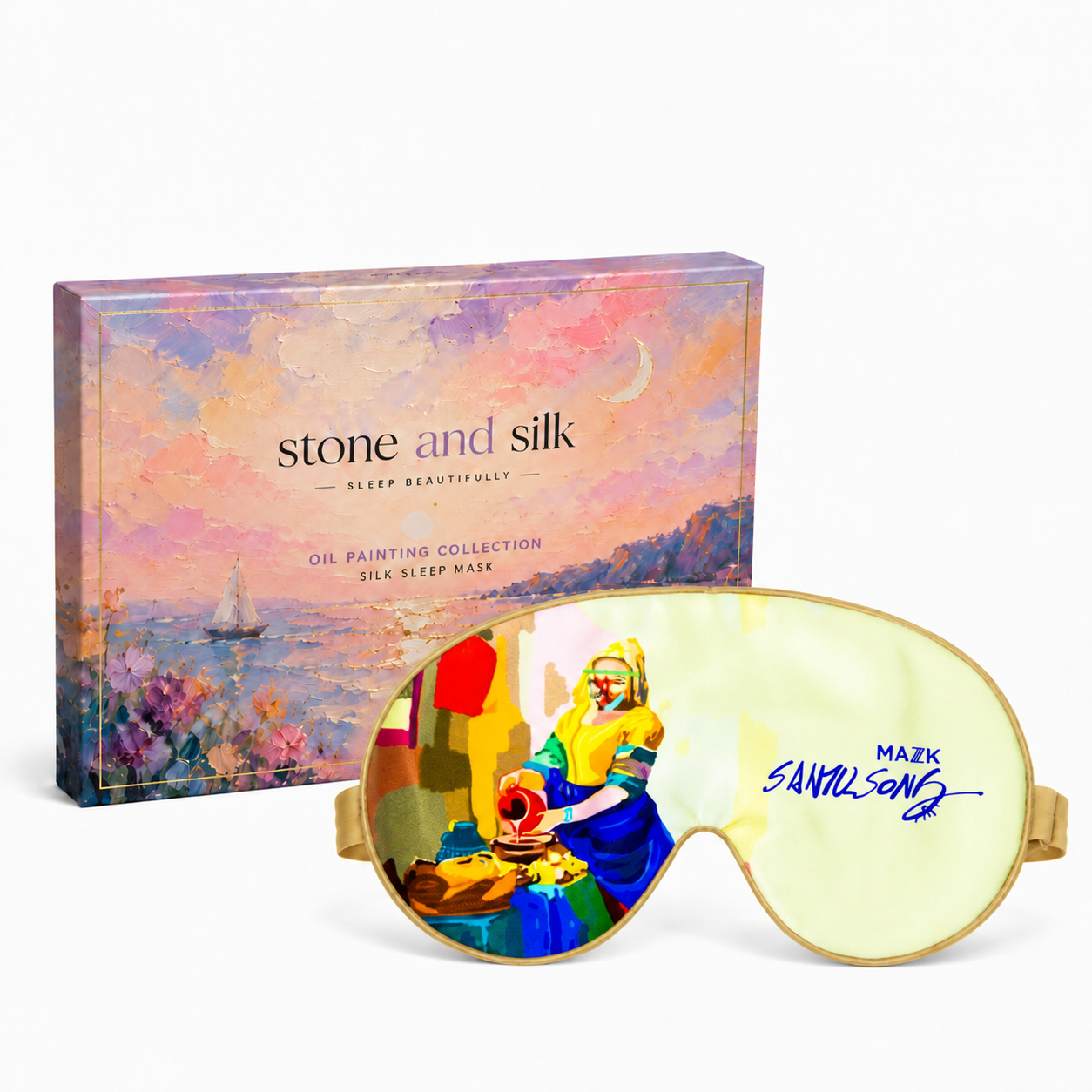 The Milkmaid Inspired Mulberry Silk Sleep Mask
