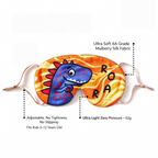 Soft Silk Eye Mask for Kids with Comfortable Ear Straps