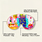 Red House Art Silk Sleep Mask