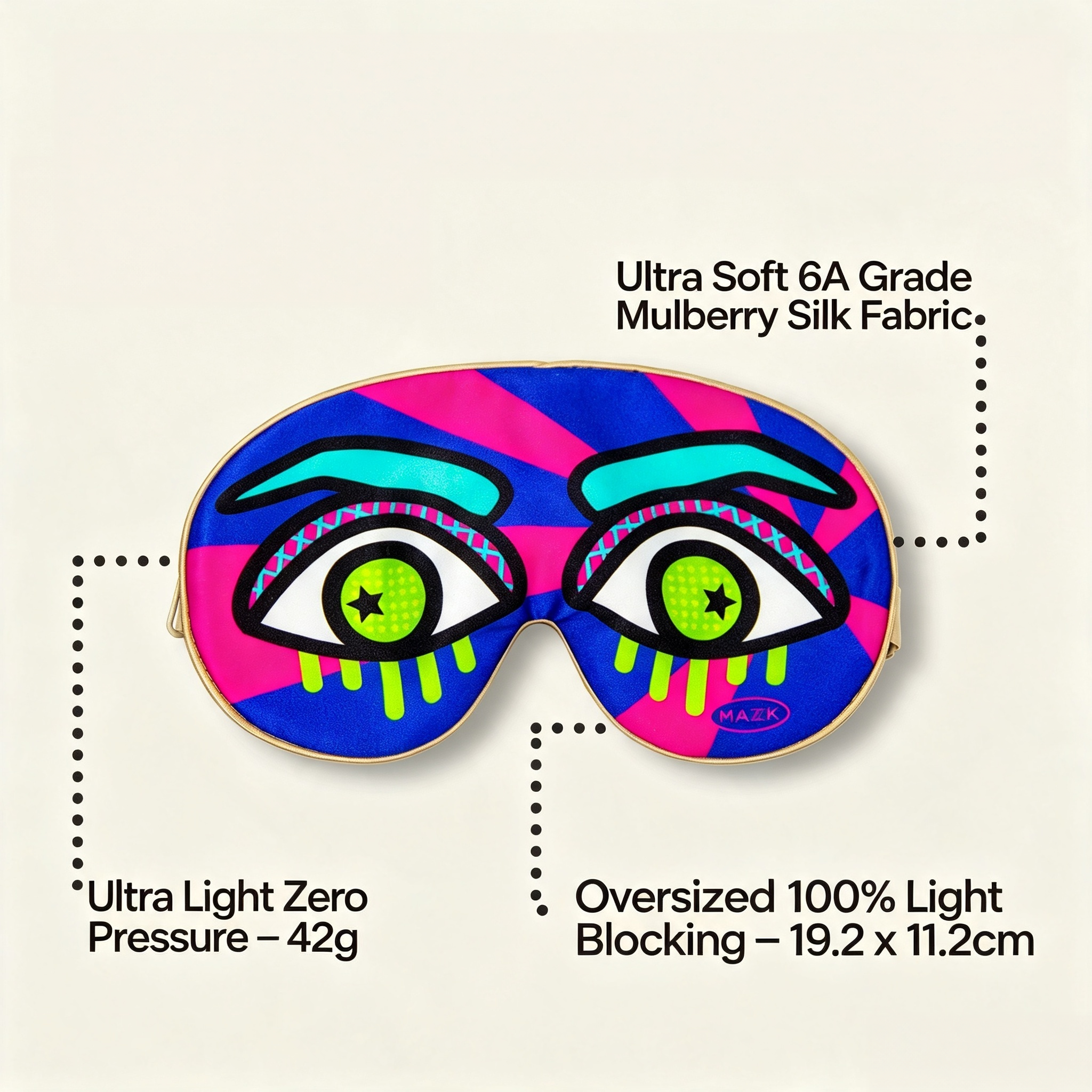 Wicked Eyes Silk Sleep Mask
