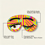 Funny Big Eyes Silk Sleep Mask