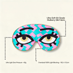 Shy Big Eyes Mulberry Silk Sleep Mask