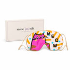 Kids Mulberry Silk Blackout Sleep Mask with Ear-Friendly Straps