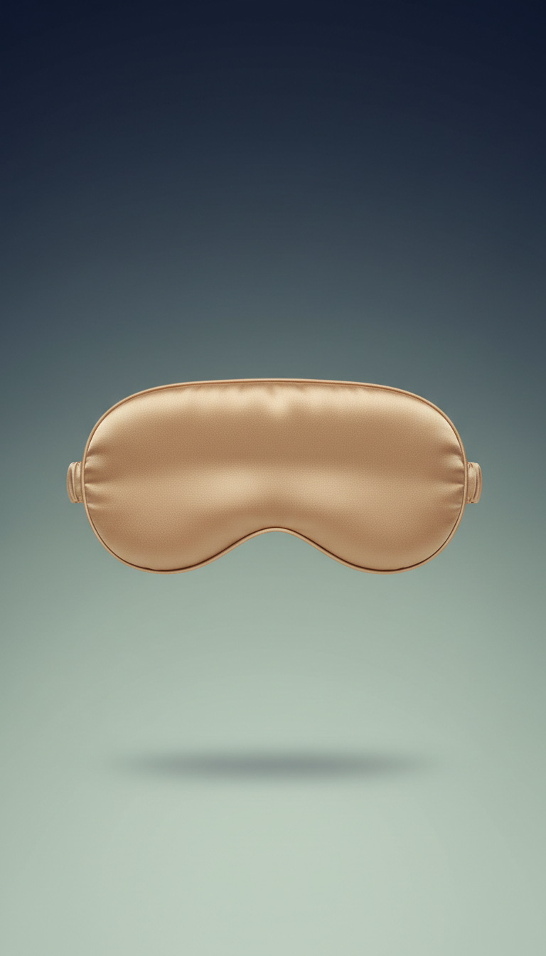 Champagne Silk mulberry silk eye mask